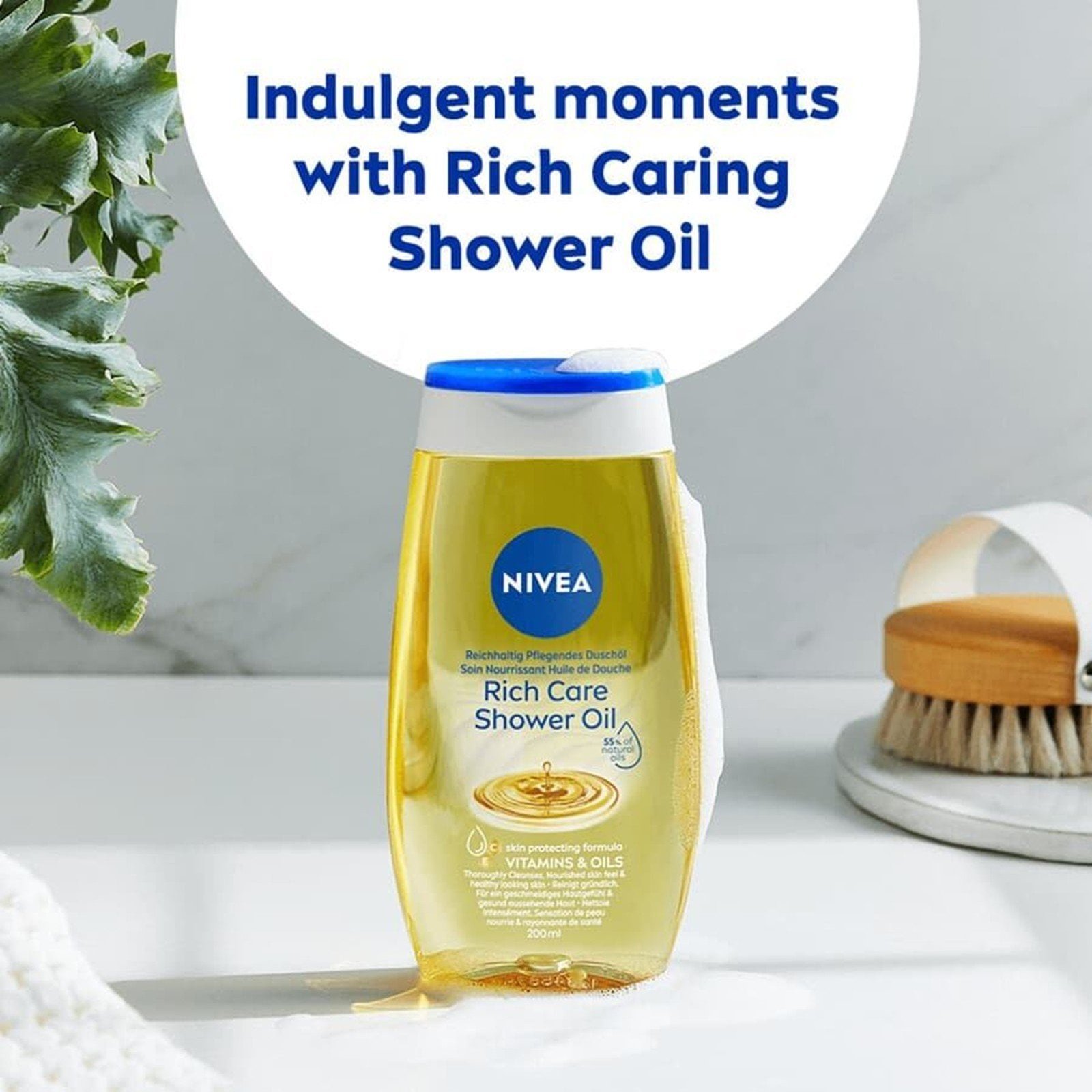 Nivea Rich Care Shower Oil 200ml