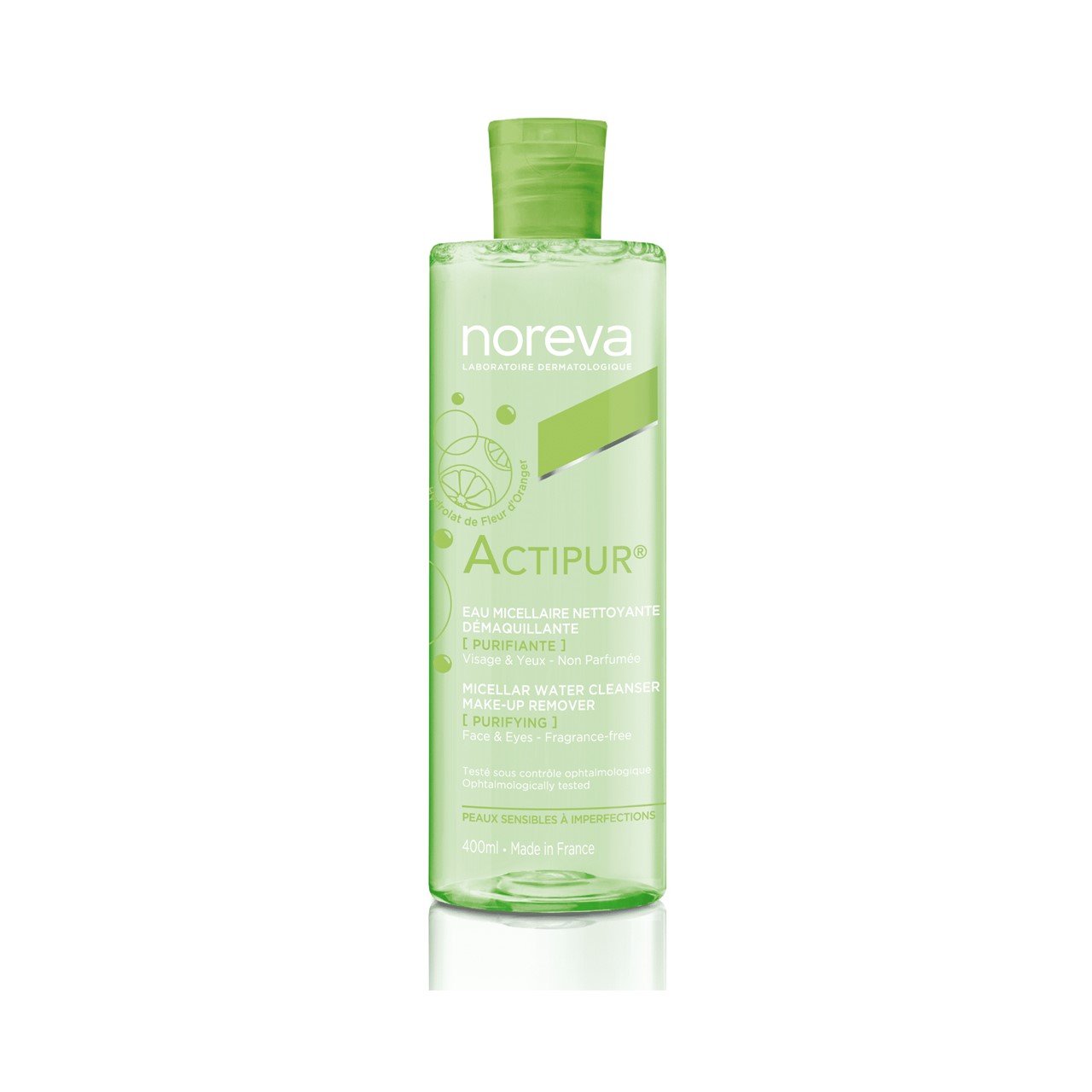 Noreva Actipur Micellar Water Cleanser Make-Up Remover 400ml
