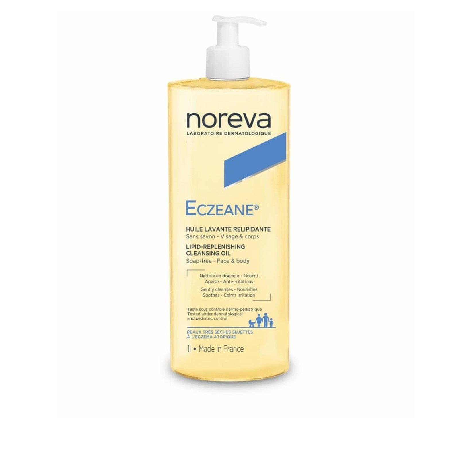 Noreva Eczeane Lipid-Replenishing Cleansing Oil 1L (33.8 fl oz)