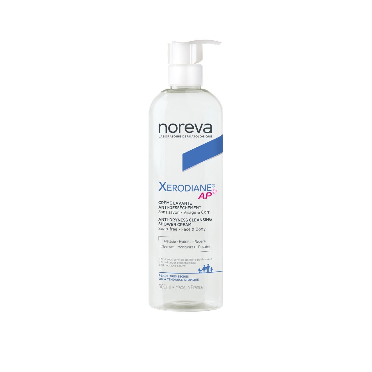 Noreva Xerodiane AP+ Anti-Dryness Cleansing Shower Cream 500ml (16.91fl oz)