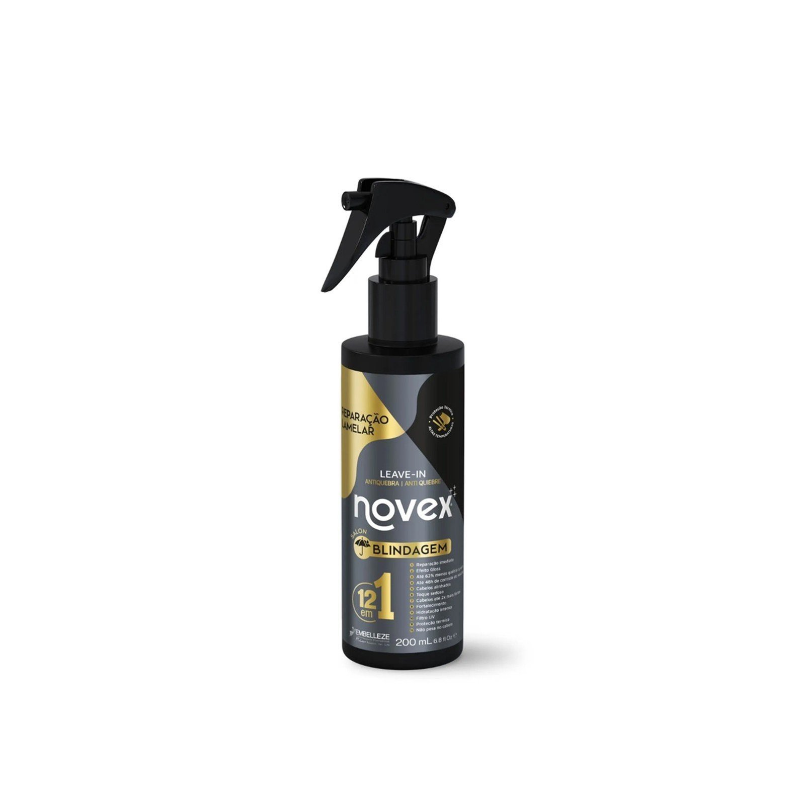 Novex Salon Blindagem 12-In-1 Leave-In 200ml (6.8floz)