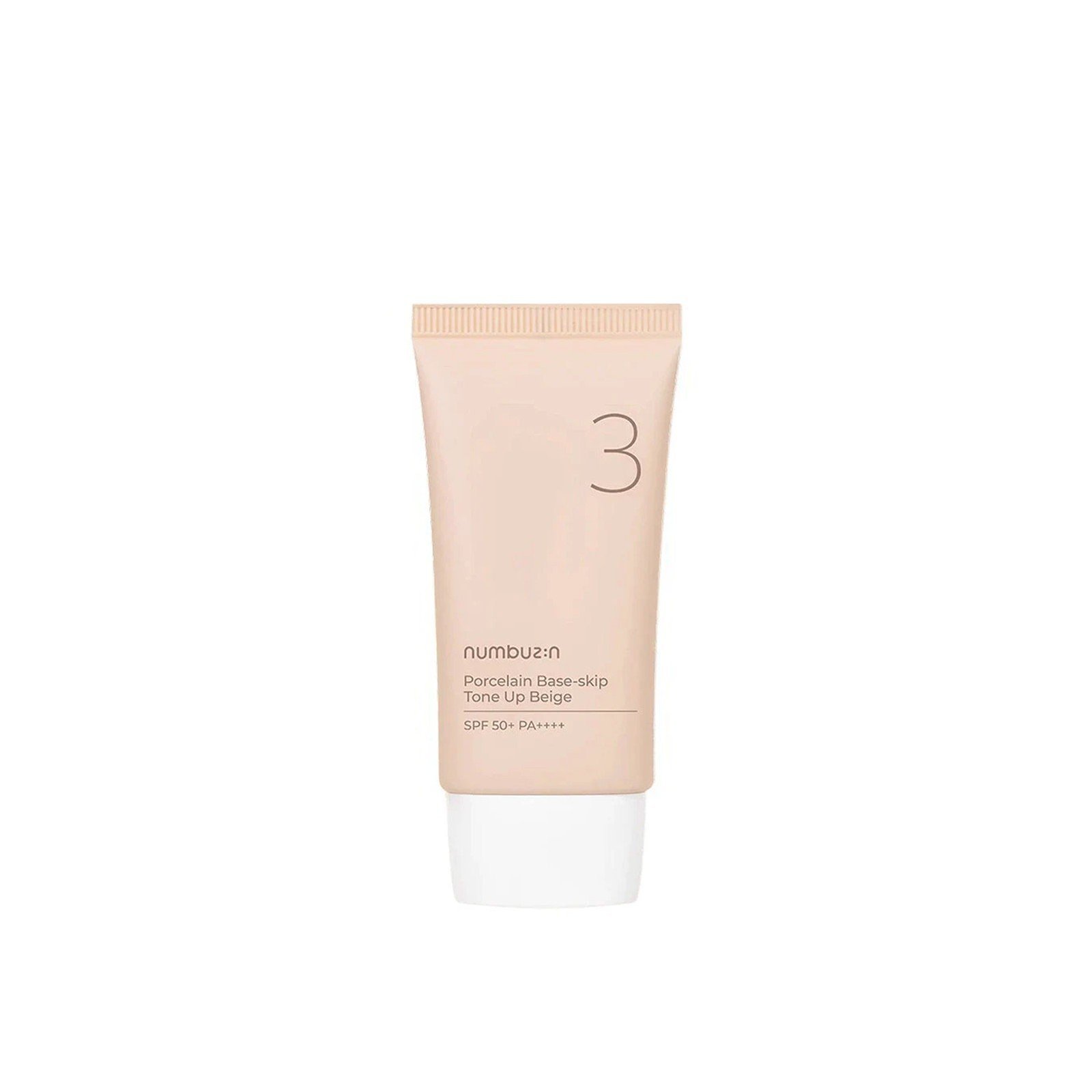 Numbuzin No.3 Porcelain Base-Skip Tone Up Beige SPF50+ 50ml