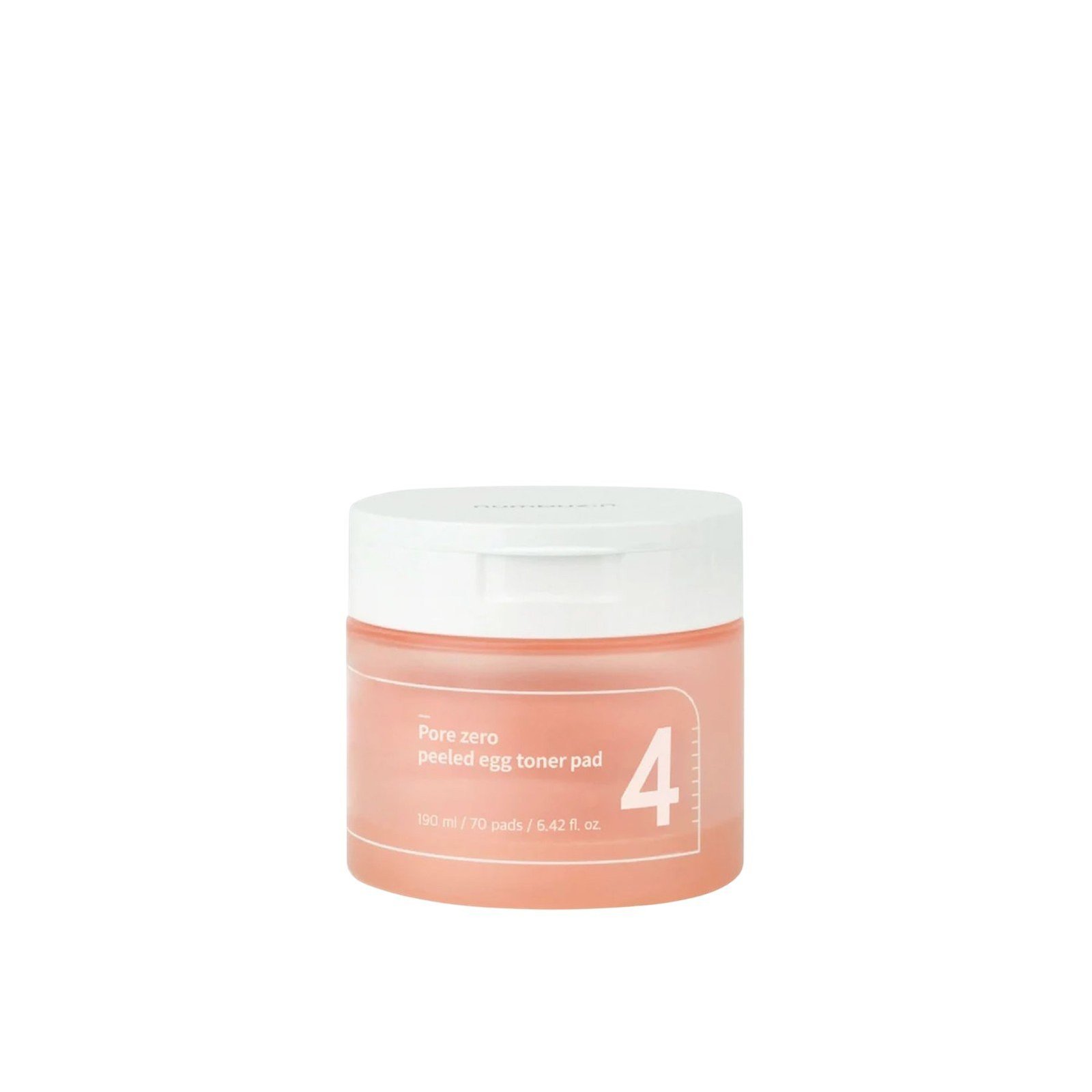 Numbuzin No.4 Pore Zero Peeled Egg Toner Pad x70