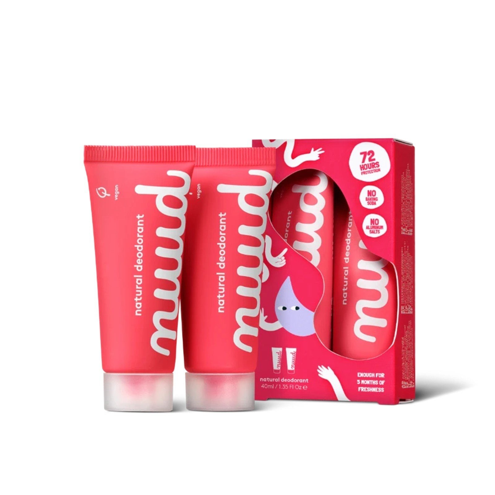 nuud Cream Natural Deodorant Smarter Pack