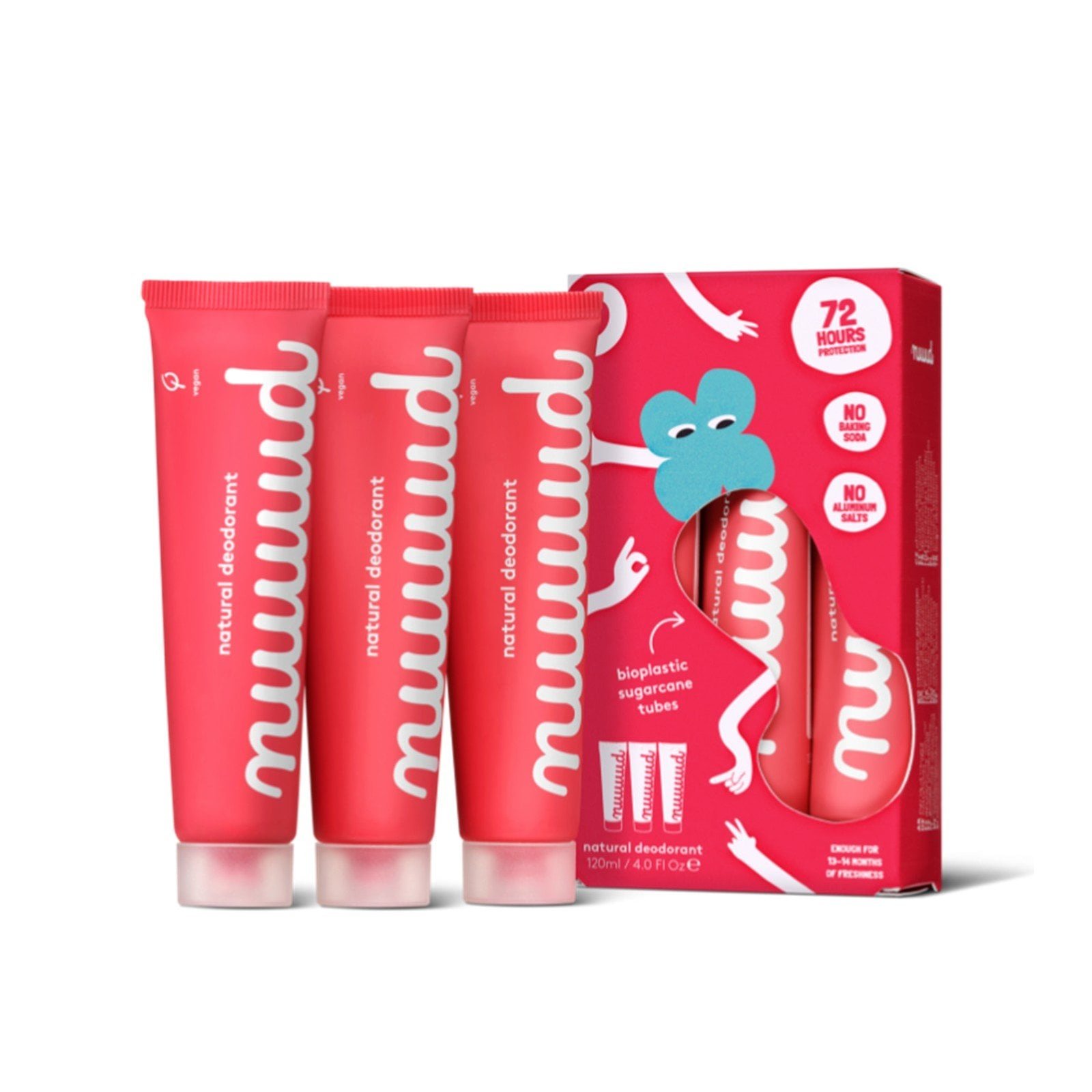 nuud Cream Natural Deodorant XXL Pack