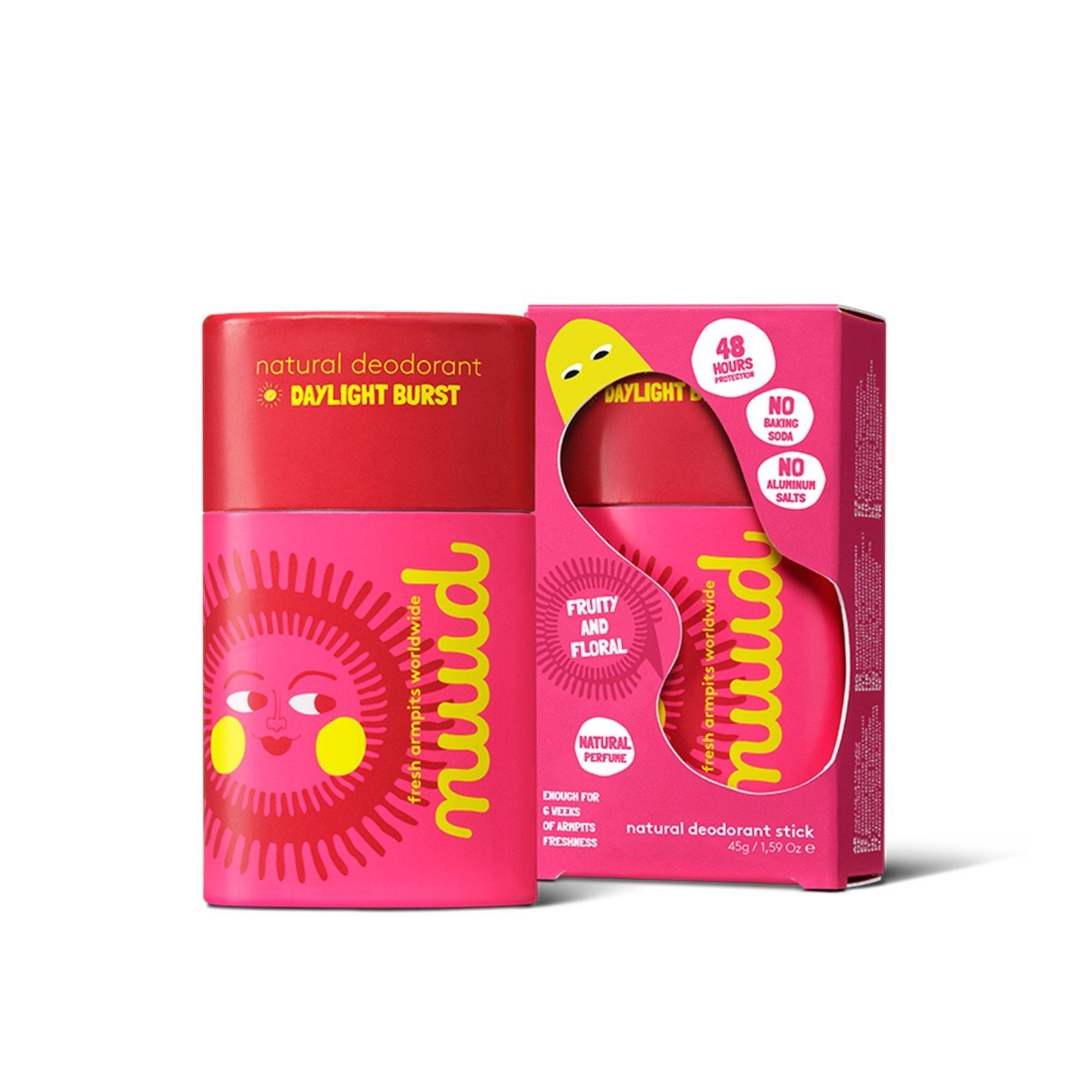 nuud Daylight Burst Stick Natural Deodorant 45g
