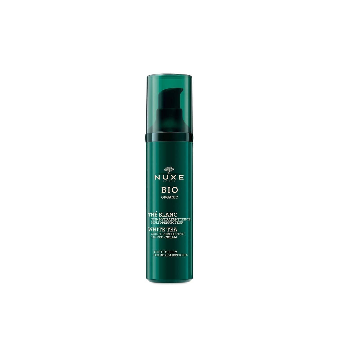 NUXE BIO Organic White Tea Multi-Perfecting Tinted Cream Medium 50ml