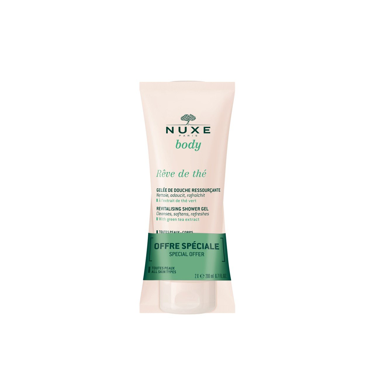 NUXE Body Rêve de Thé Revitalizing Shower Gel