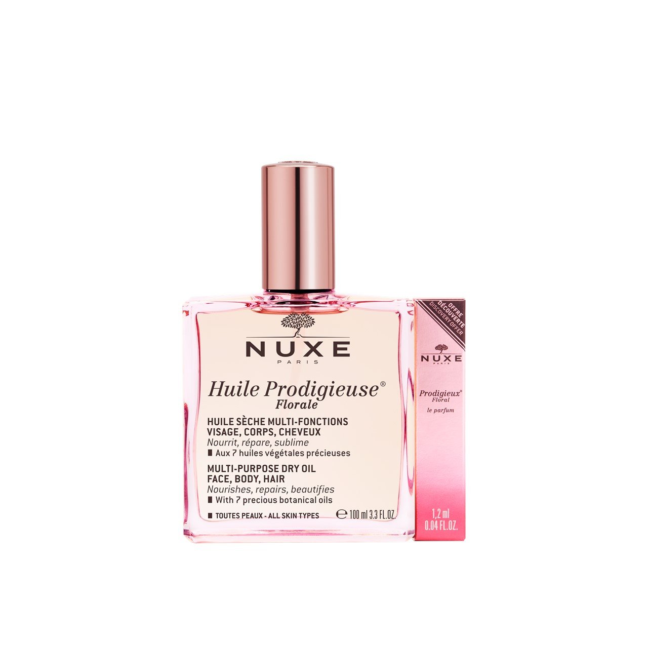 NUXE Huile Prodigieuse Florale Dry Oil 100ml + Floral Le Parfum 1.2ml