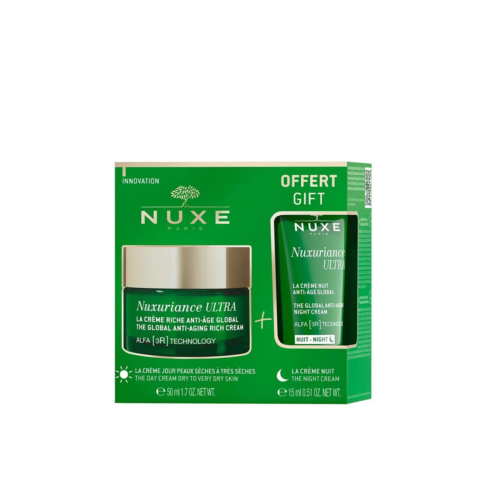 NUXE Nuxuriance Ultra The Global Anti-Aging Rich Cream 50ml + Night Cream 15ml