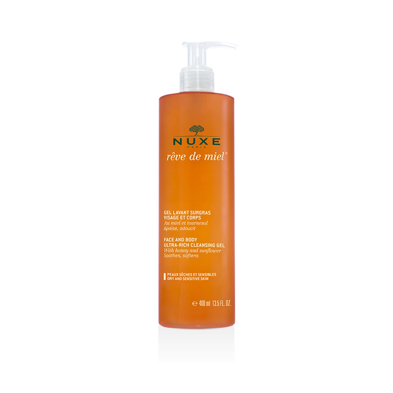 NUXE Rêve de Miel Face and Body Ultra-Rich Cleansing Gel 400ml