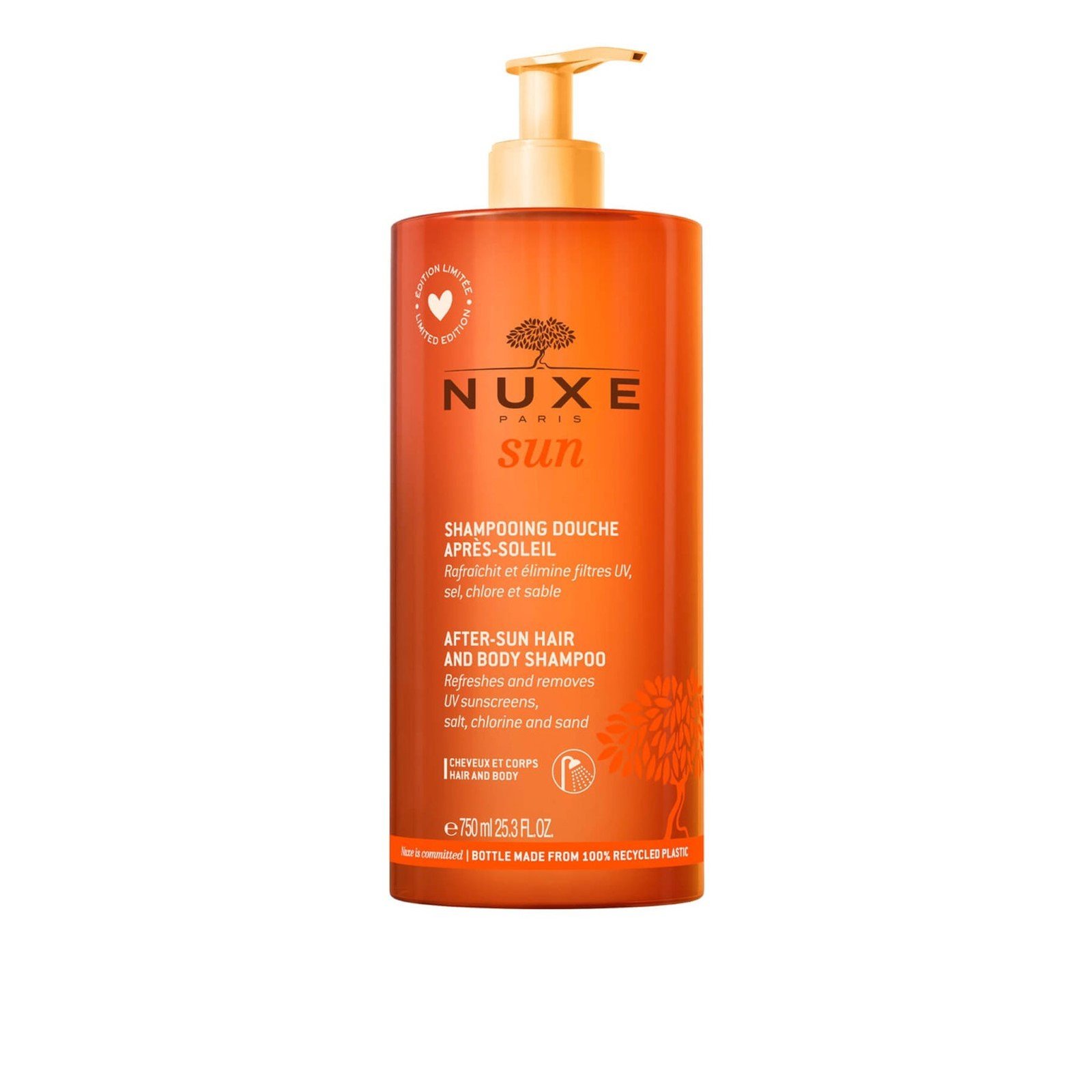 NUXE Sun After-Sun Hair And Body Shampoo 750ml