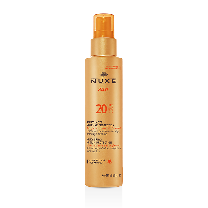 NUXE Sun Milky Spray Medium Protection for Face and Body SPF20 150ml