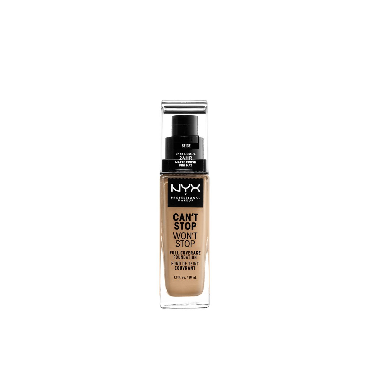 NYX Pro Makeup Can't Stop Won't Stop Foundation Beige 30ml (1.01fl oz)