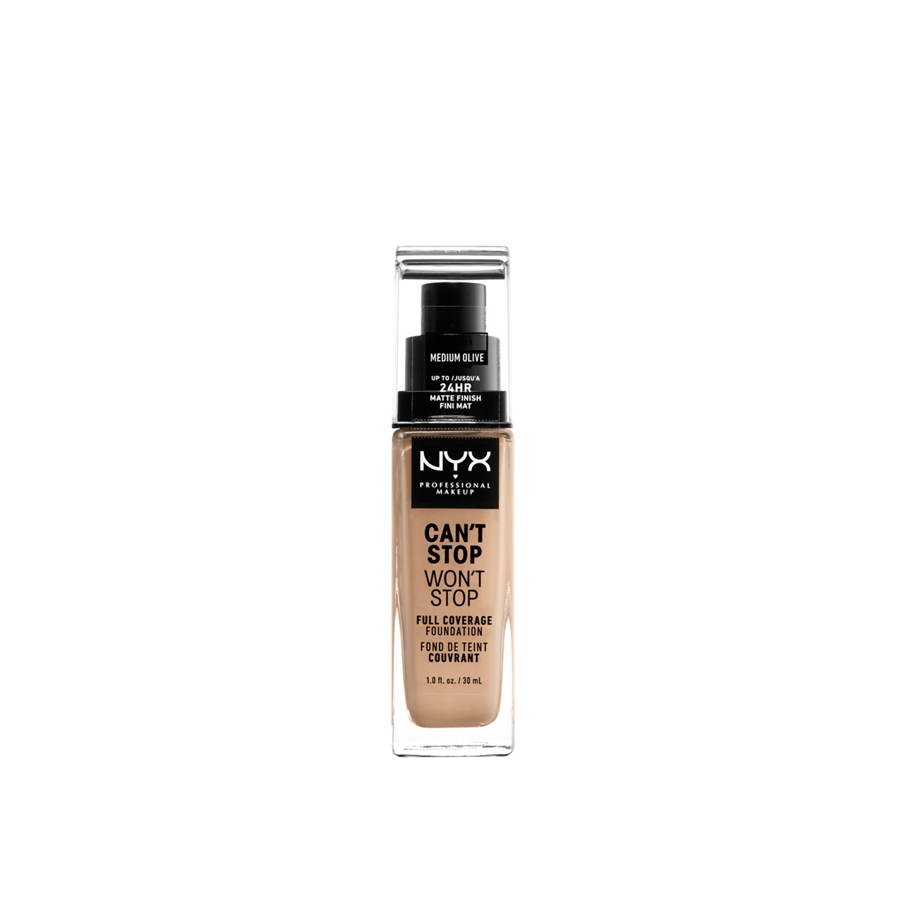 NYX Pro Makeup Can't Stop Won't Stop Foundation Medium Olive 30ml