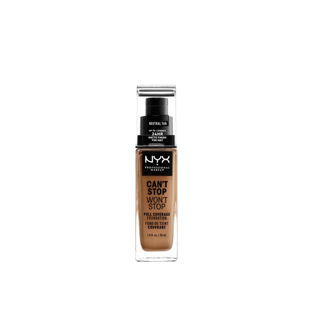 NYX Pro Makeup Can't Stop Won't Stop Foundation Neutral Tan 30ml (1.01fl oz)