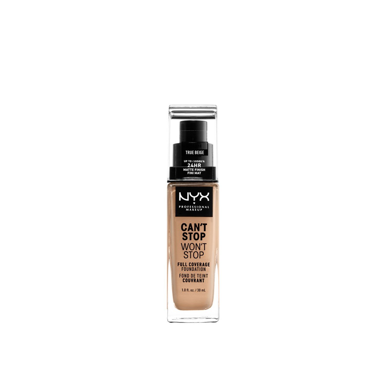 NYX Pro Makeup Can't Stop Won't Stop Foundation True Beige 30ml (1.01fl oz)