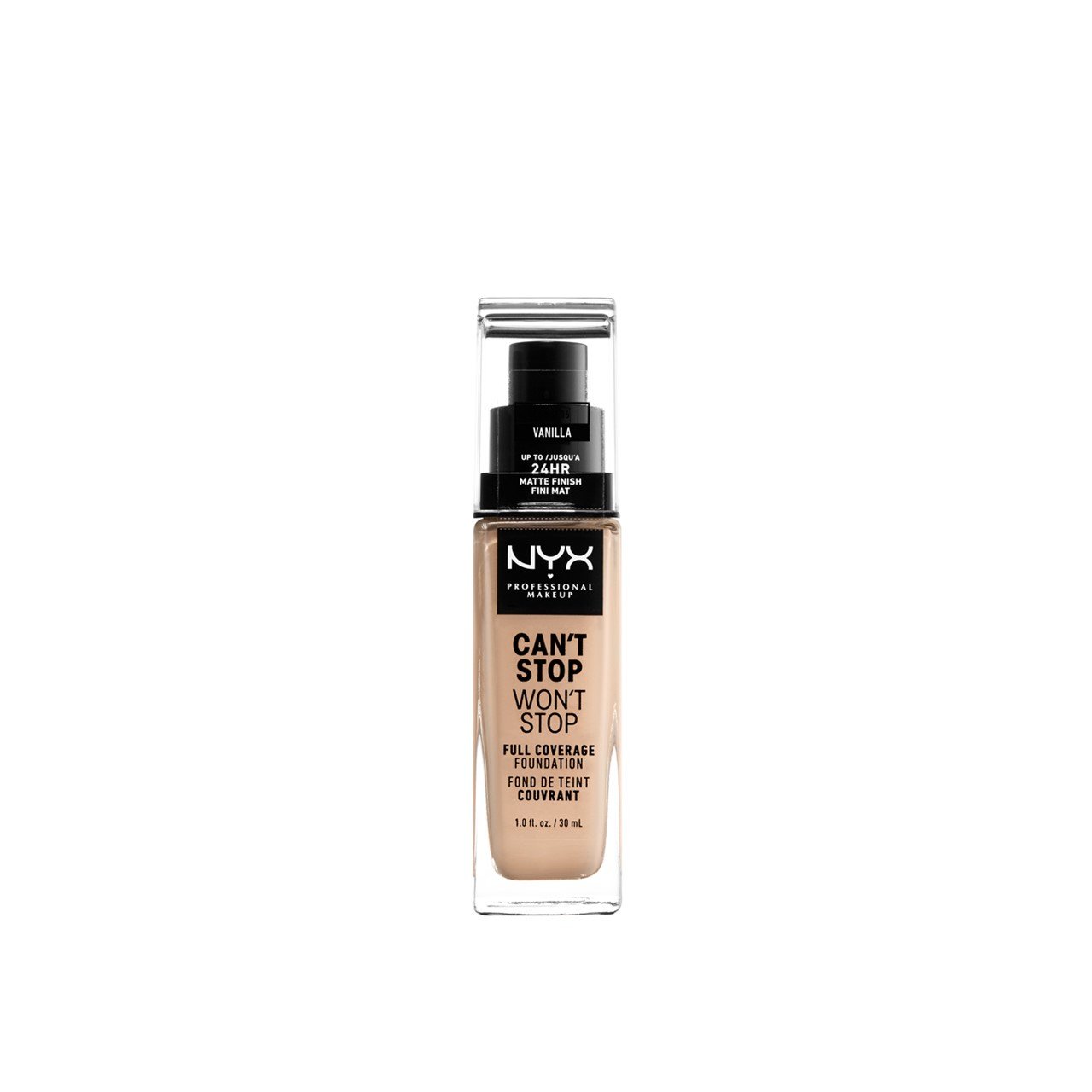 NYX Pro Makeup Can't Stop Won't Stop Foundation Vanilla 30ml (1.01fl oz)