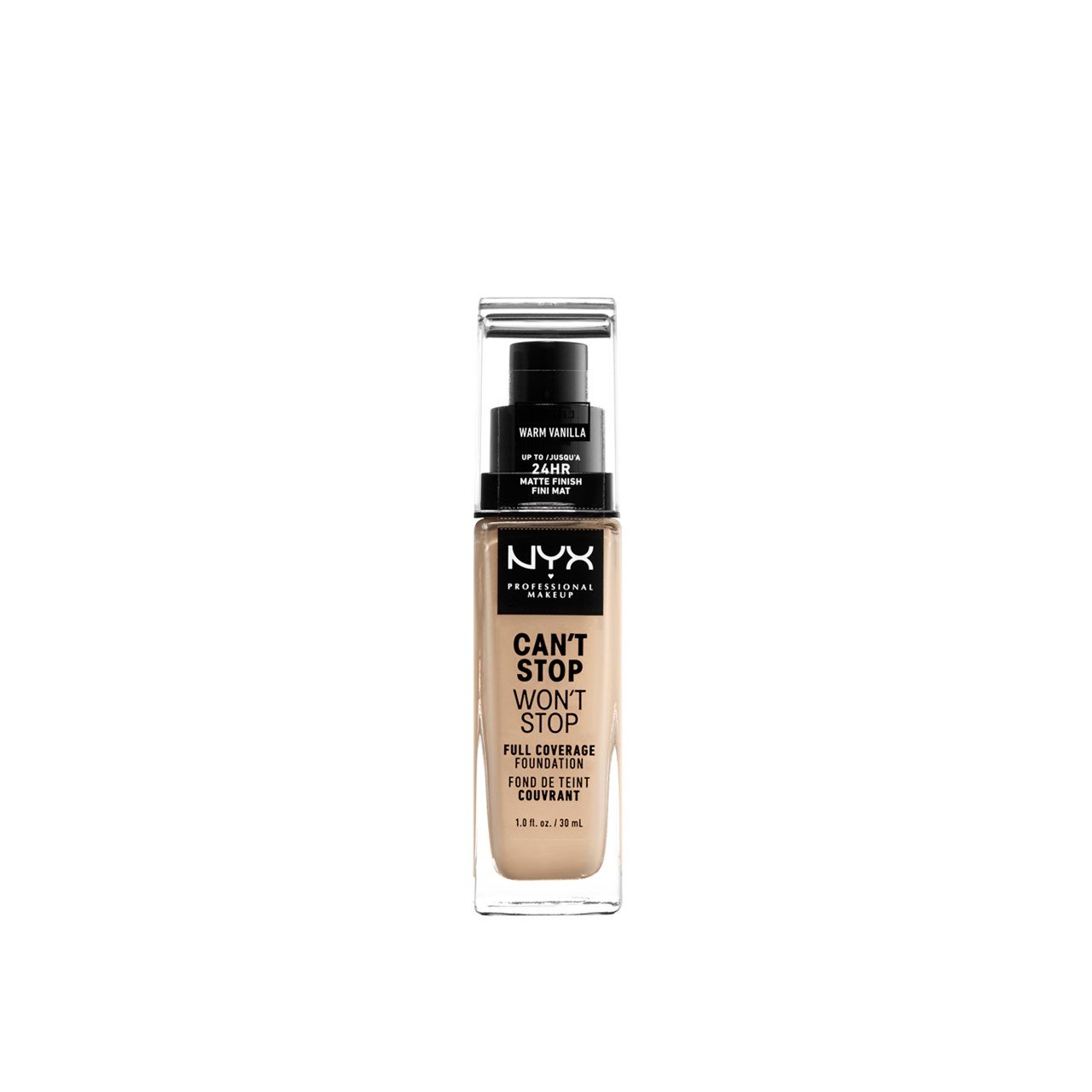NYX Pro Makeup Can't Stop Won't Stop Foundation Warm Vanilla 30ml (1.01fl oz)