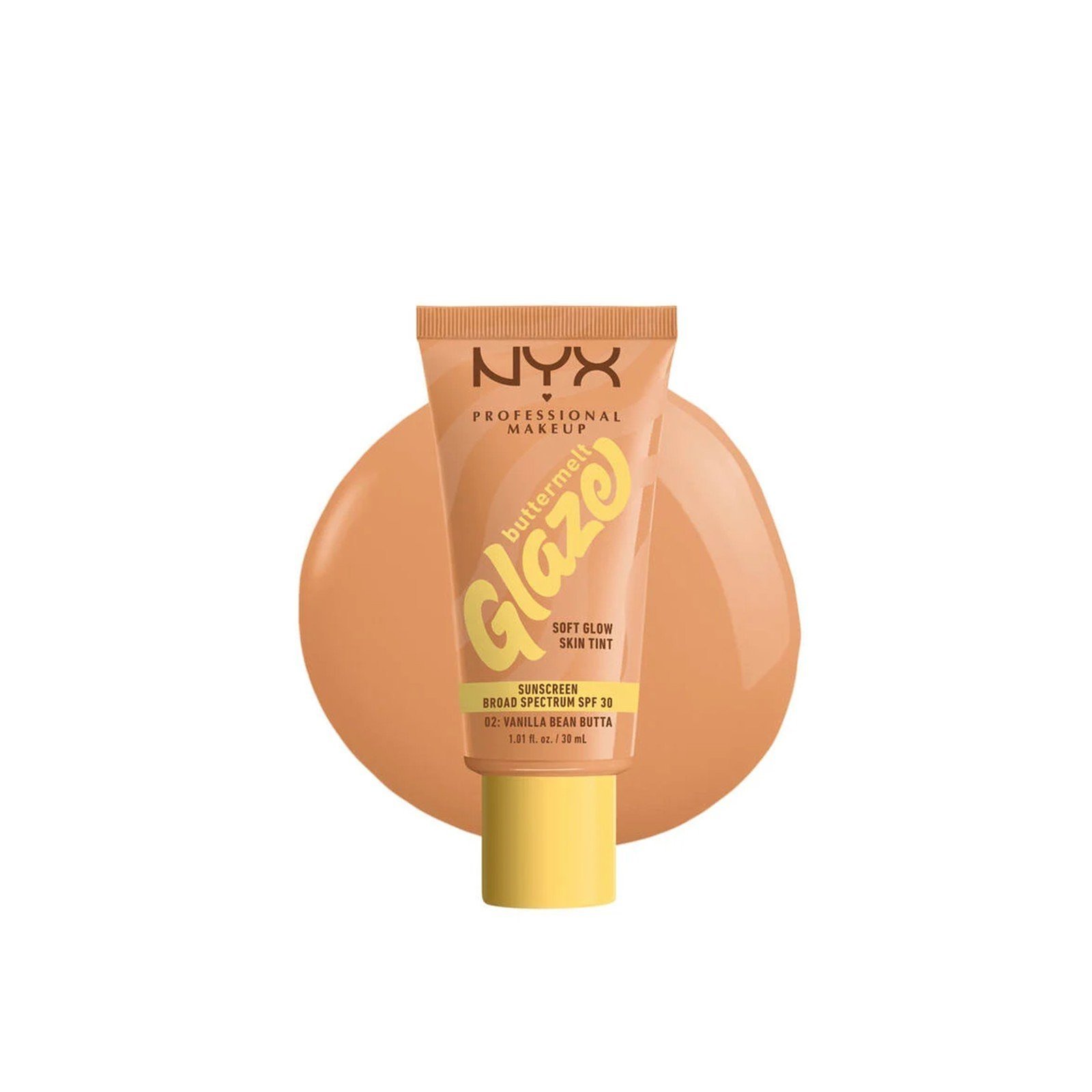NYX Pro Makeup Buttermelt Glaze Soft Glow Skin Tint SPF30