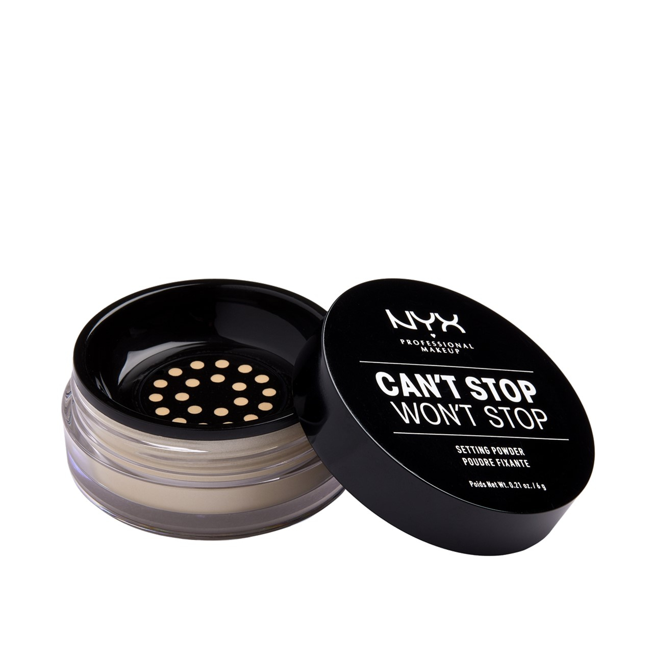 NYX Pro Makeup Can't Stop Won't Stop Setting Powder Light 6g (0.21oz)