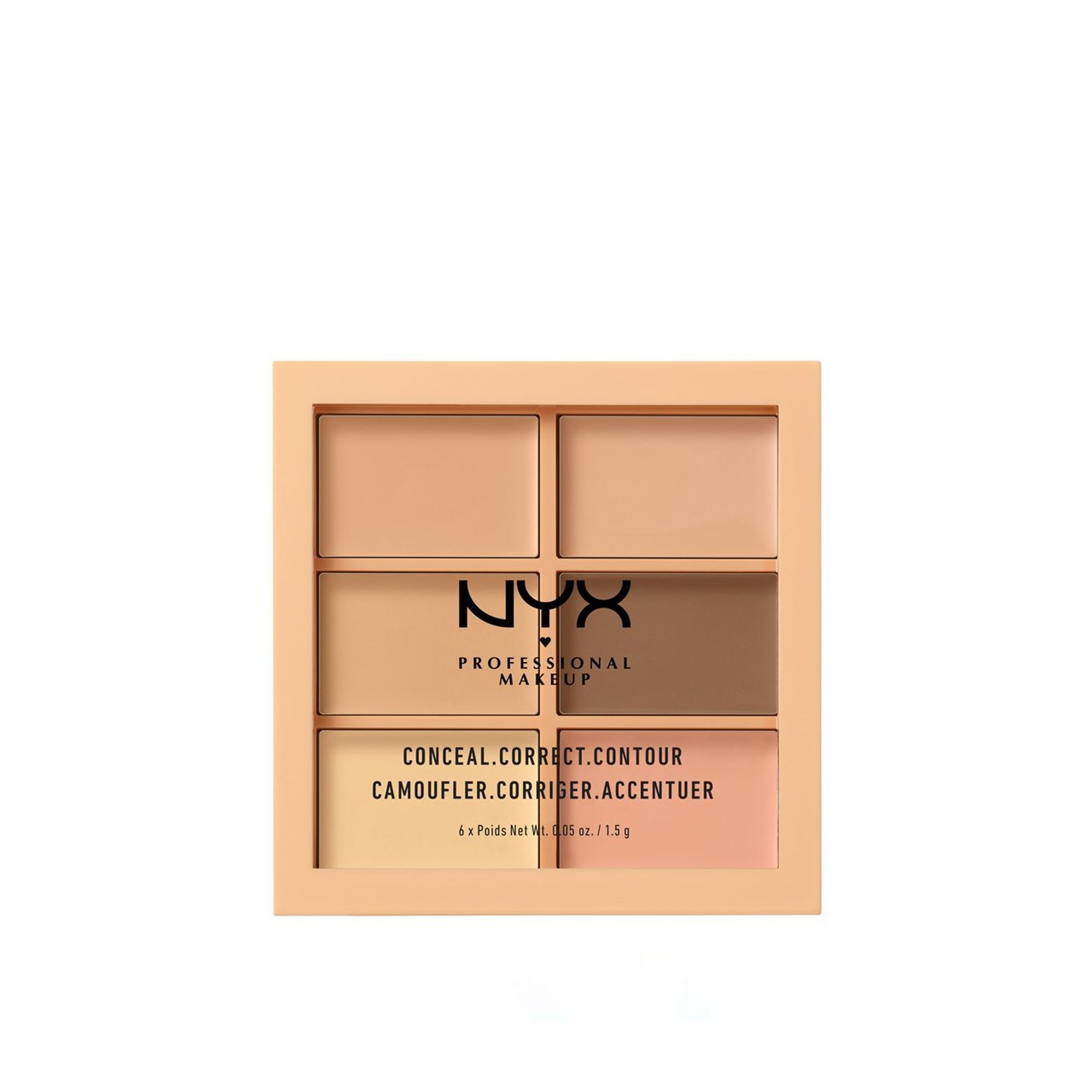 NYX Pro Makeup Conceal, Correct, Contour Palette Light