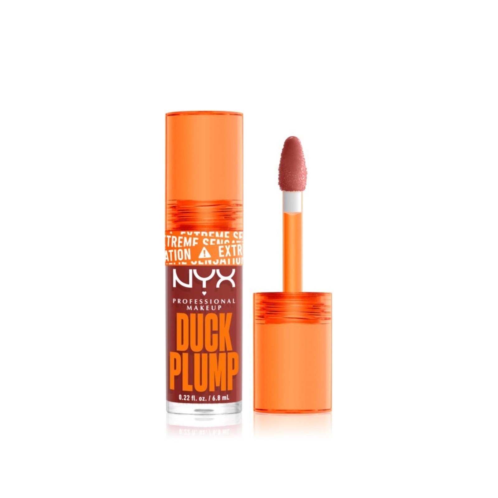 NYX Pro Makeup Duck Plump High Pigment Plumping Lip Gloss 06 Brick Of Time 7ml