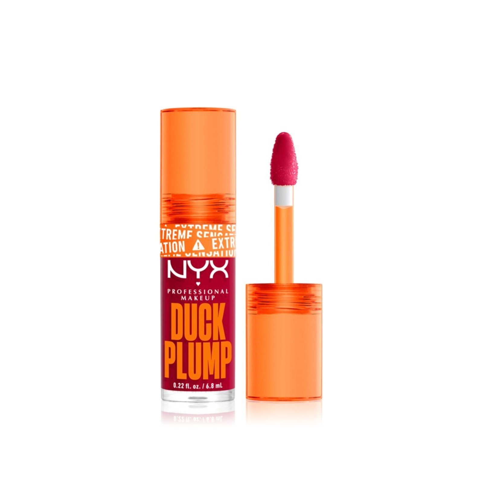 NYX Pro Makeup Duck Plump High Pigment Plumping Lip Gloss 14 Hall Of Flame 7ml (0.23floz)