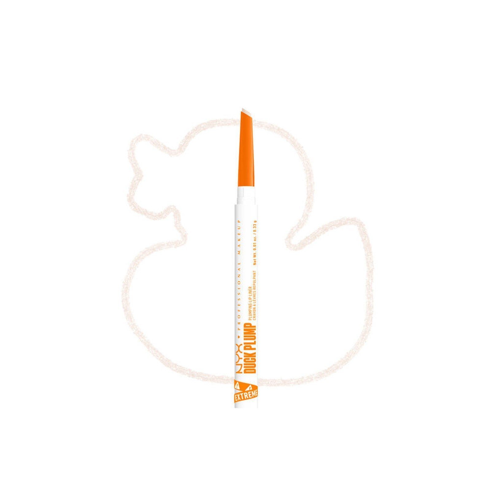 NYX Pro Makeup Duck Plump Plumping Lip Liner 01 Ducking Clear 0.33g