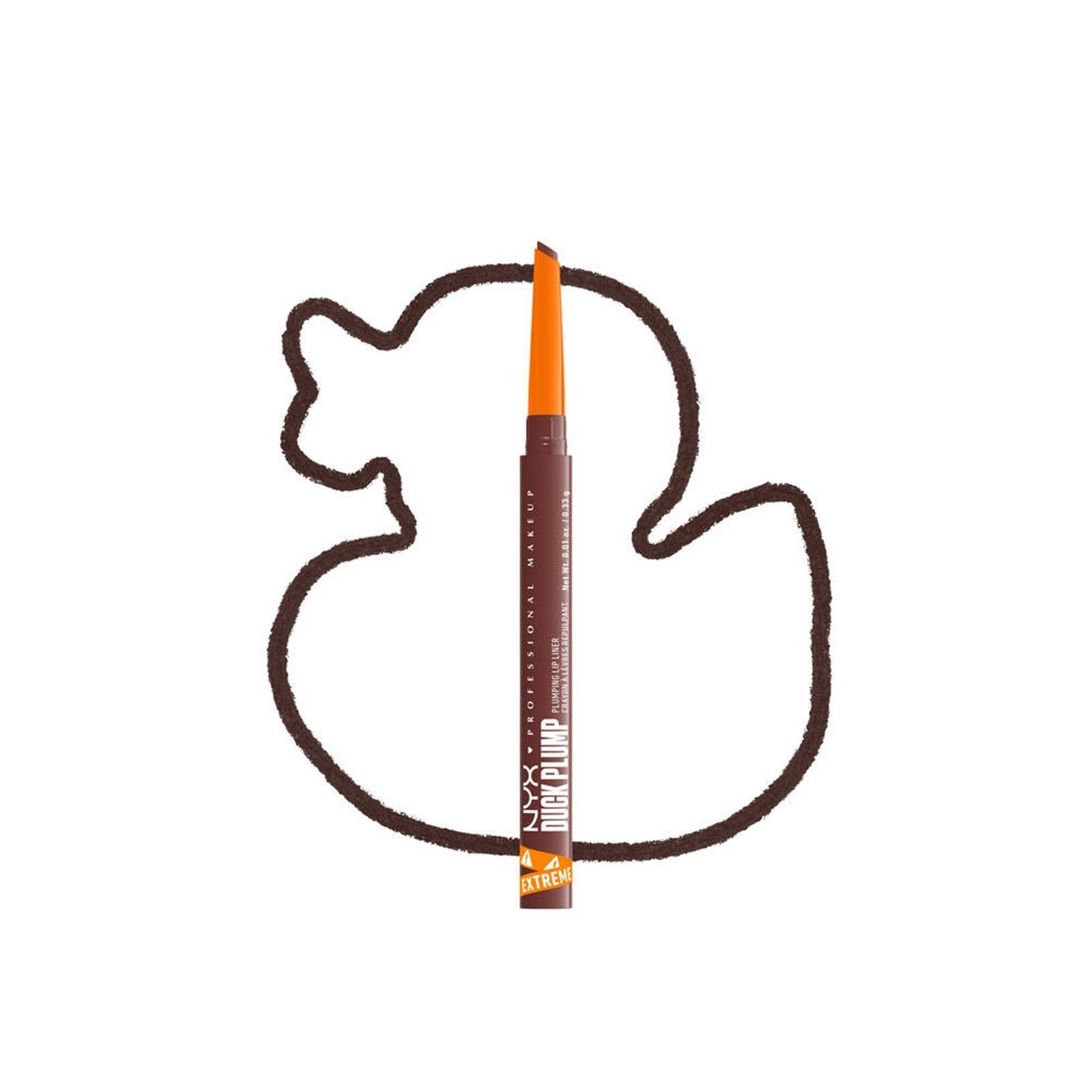 NYX Pro Makeup Duck Plump Plumping Lip Liner 08 Dash of Cocoa 0.33g