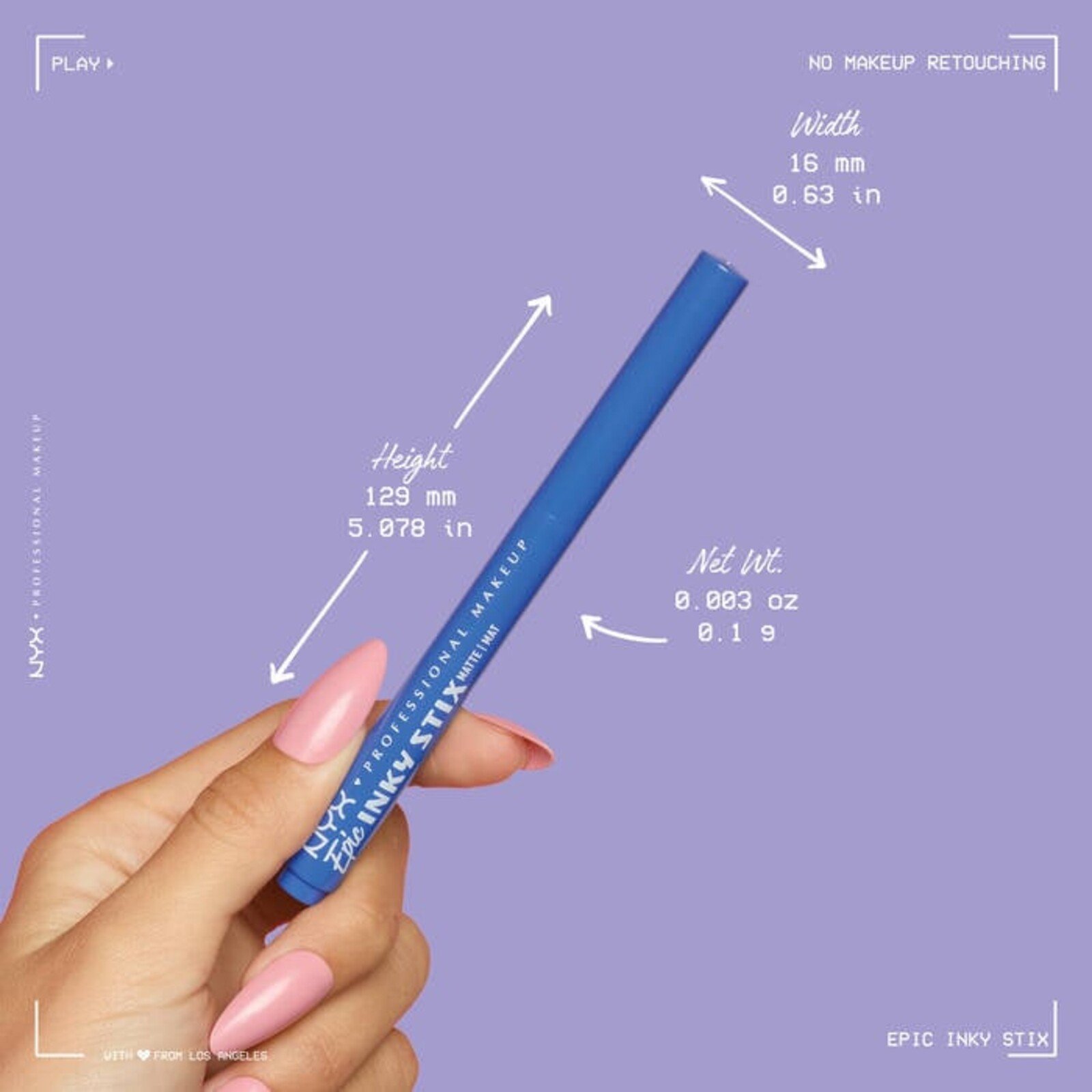 NYX Pro Makeup Epic Inky Stix Cream Gel Liner 14 Electric Emerald 0.1g