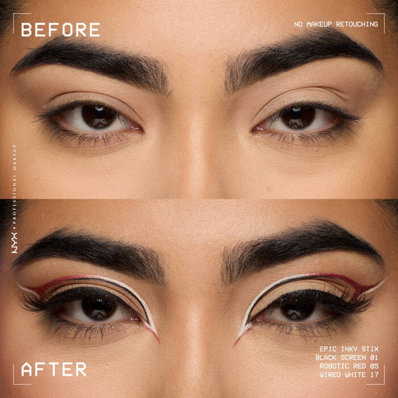 NYX Pro Makeup Epic Inky Stix Cream Gel Liner Black Screen 0.1g