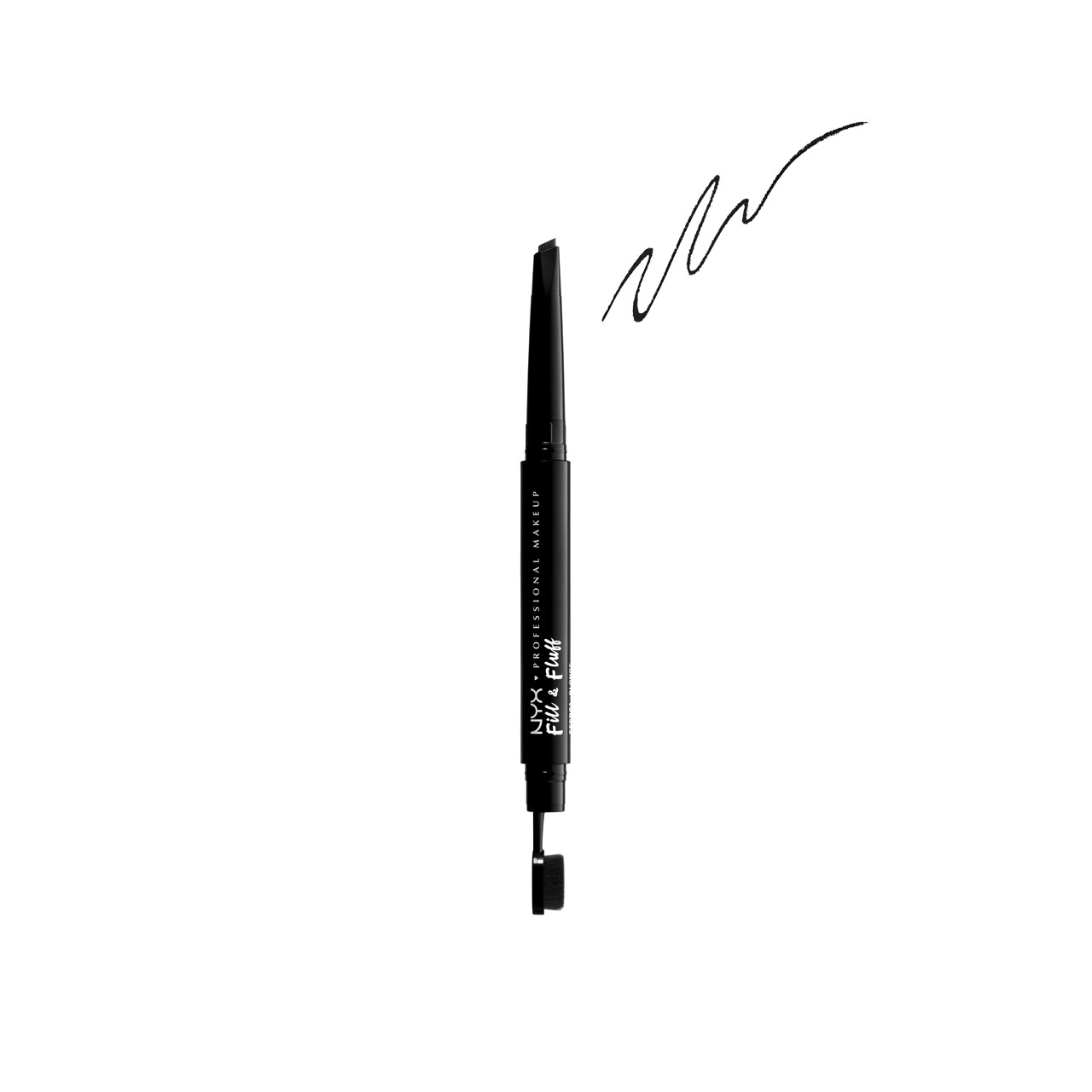 NYX Pro Makeup Fill & Fluff Eyebrow Pomade Pencil Black 0.2g (0.01oz)
