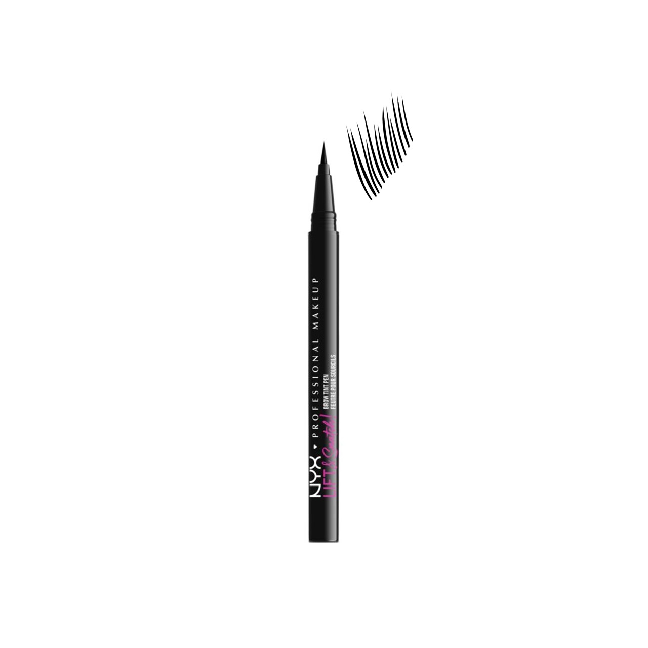 NYX Pro Makeup Lift & Snatch! Brow Tint Pen Black 1ml (0.03fl oz)
