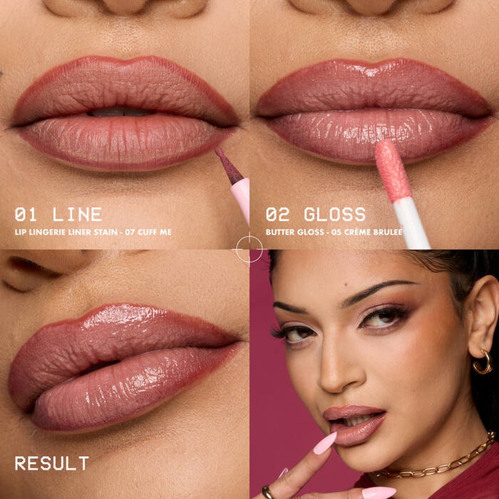 NYX Pro Makeup Lip Lingerie Lip Liner Stain 07 Cuff Me 1ml