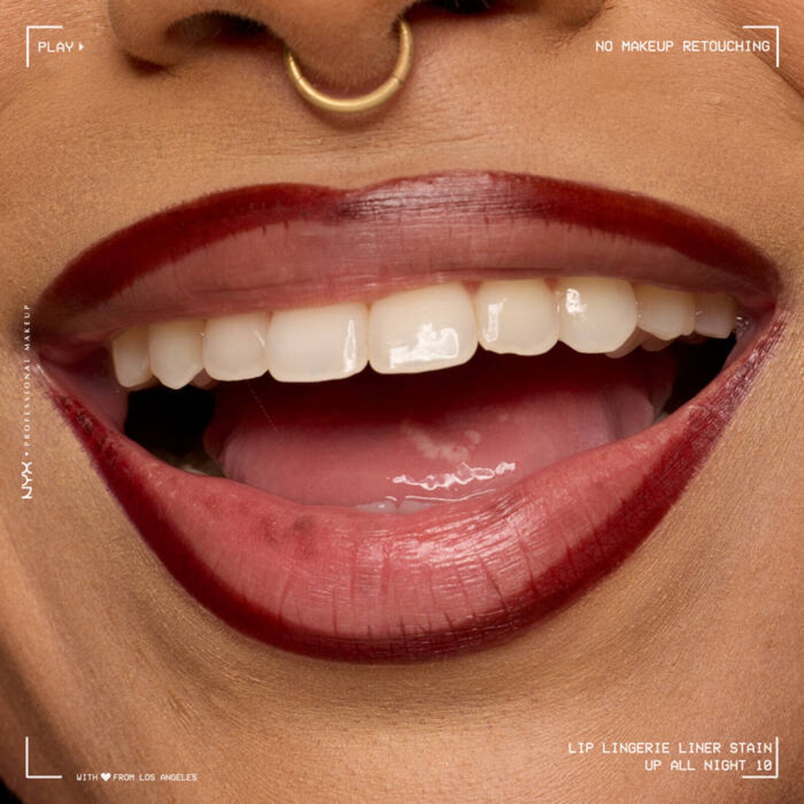 NYX Pro Makeup Lip Lingerie Lip Liner Stain 10 Up All Night 1ml