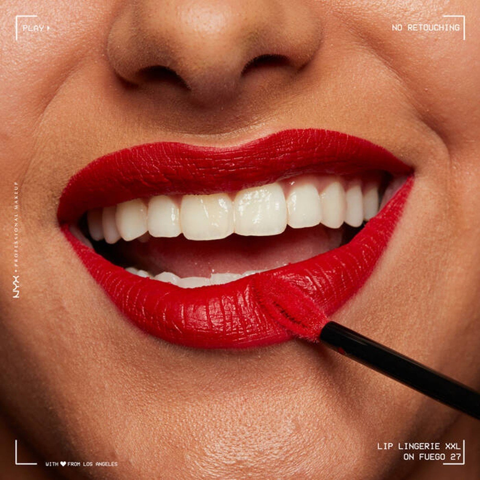 NYX Pro Makeup Lip Lingerie XXL Matte Liquid Lipstick 27 On Fuego 4ml