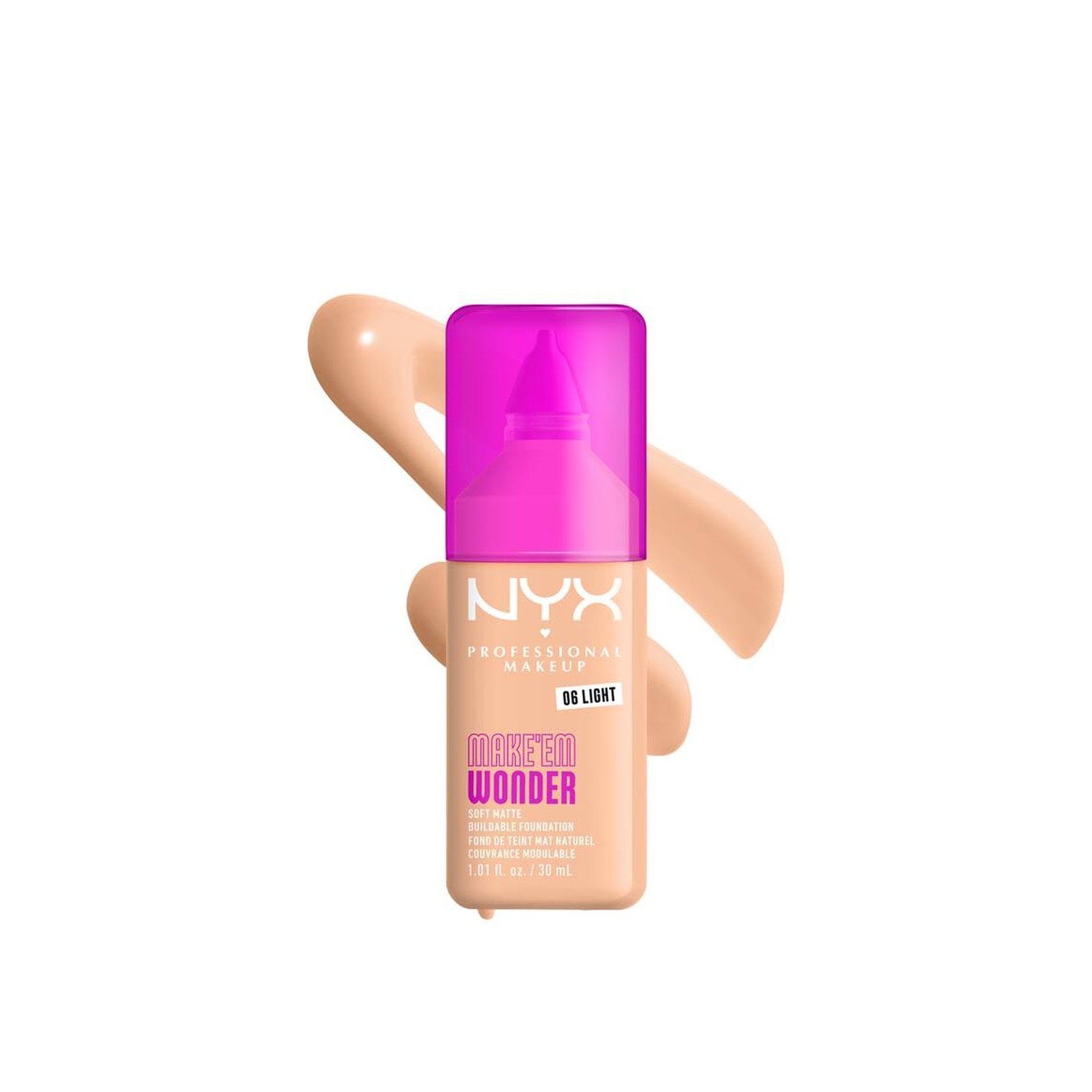 NYX Pro Makeup Make'em Wonder Soft Matte Buildable Foundation