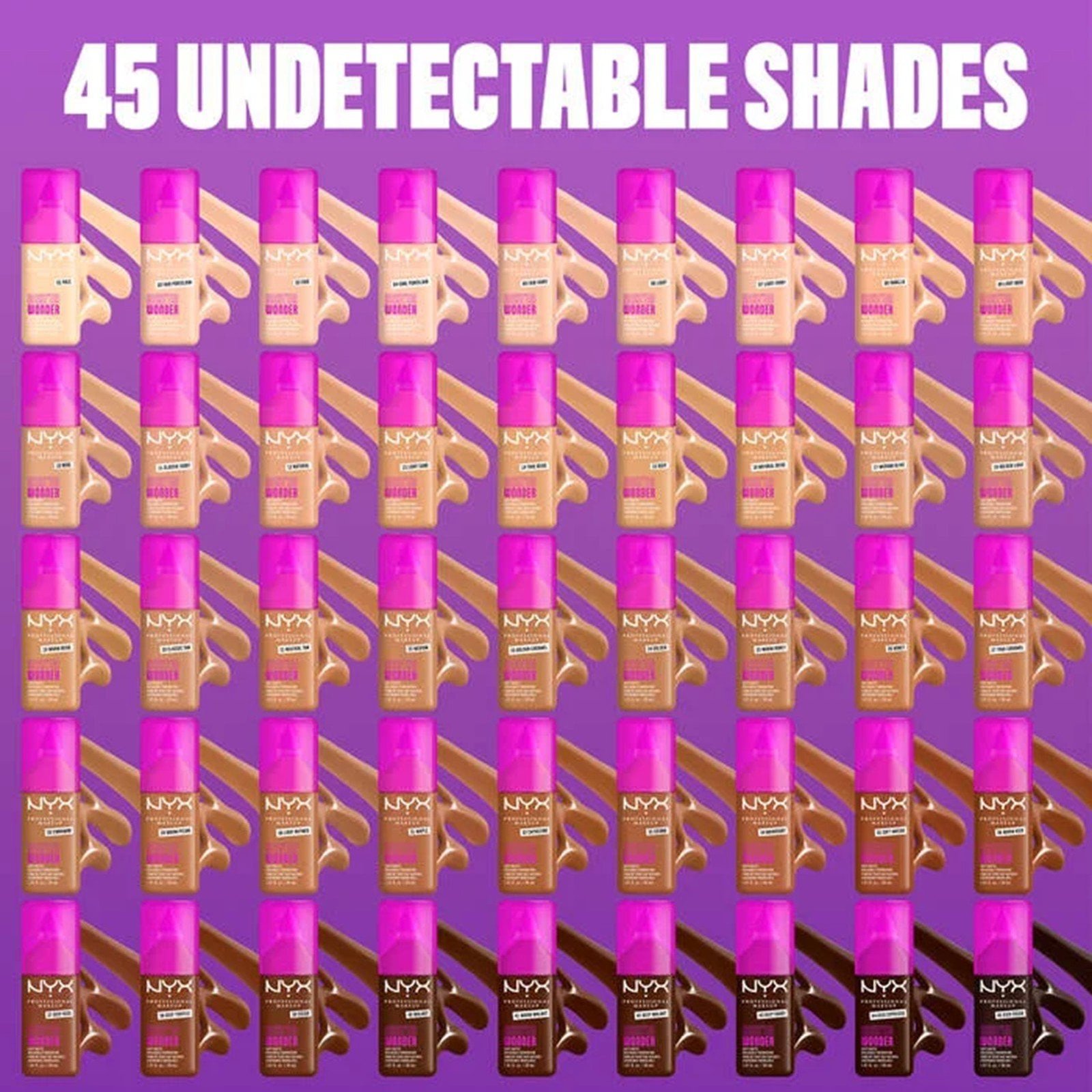 NYX Pro Makeup Make'em Wonder Soft Matte Buildable Foundation 08 Vanilla 30ml