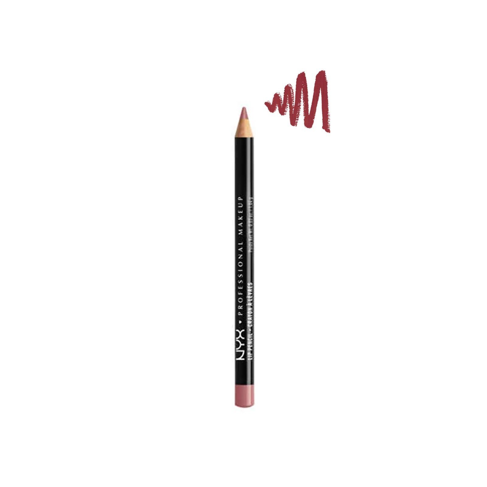 NYX Pro Makeup Slim Lip Pencil Burgundy 1.04g (0.04oz)