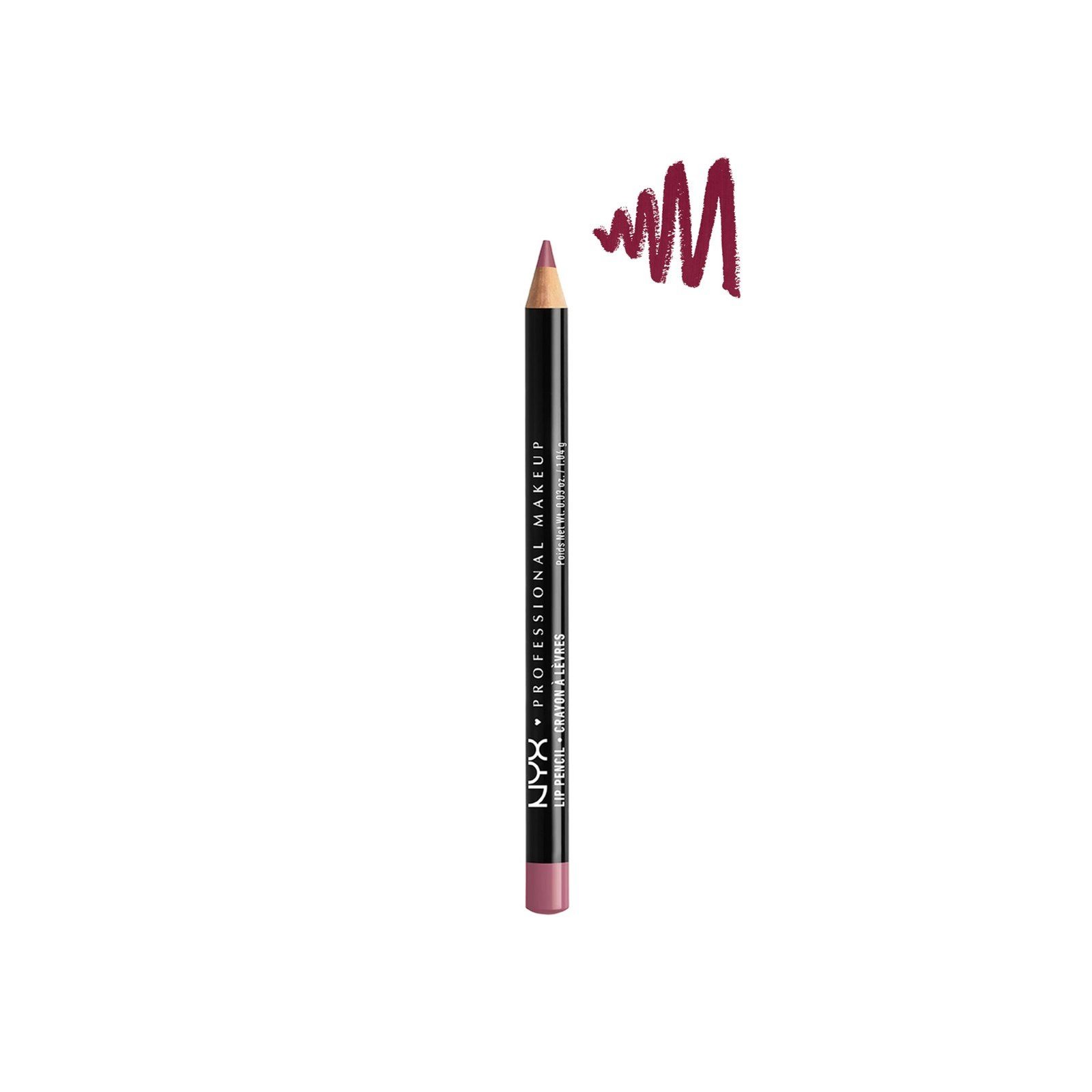NYX Pro Makeup Slim Lip Pencil Deep Purple 1.04g