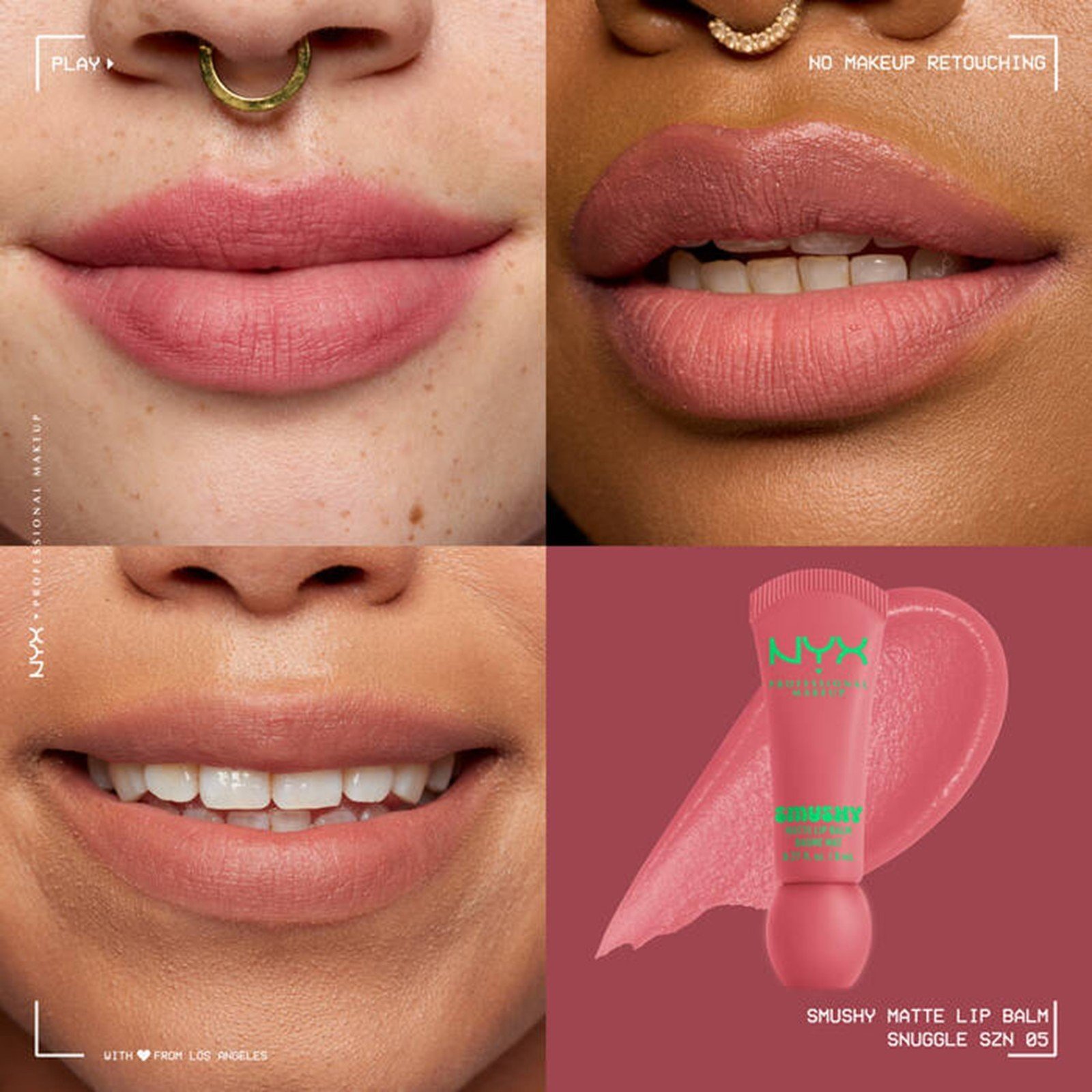 NYX Pro Makeup Smushy Matte Lip Balm Snuggle Szn 8ml