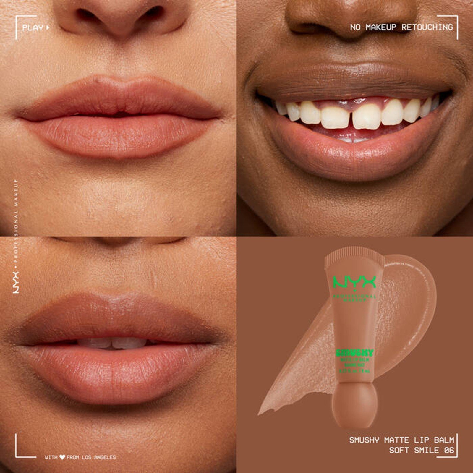 NYX Pro Makeup Smushy Matte Lip Balm Soft Smile 8ml