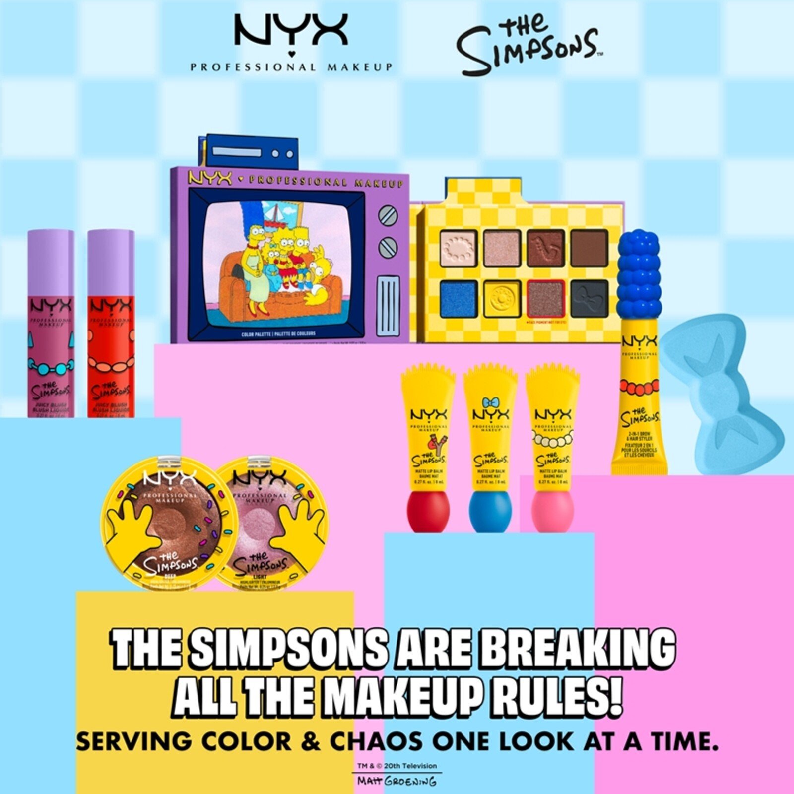 NYX Pro Makeup The Simpsons Homer Simpson Donut Highlighter 01 Light Don't Mind If I Do 7.1g