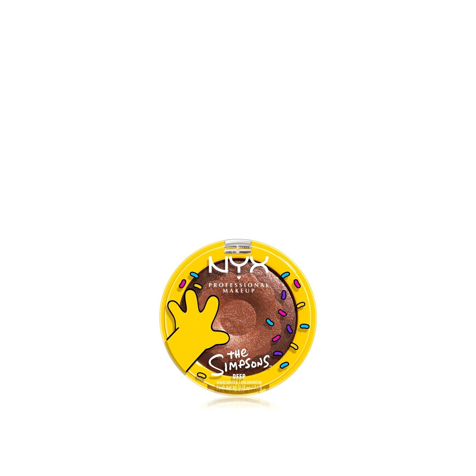 NYX Pro Makeup The Simpsons Homer Simpson Donut Highlighter 02 Deep Glazed Over 7.1g