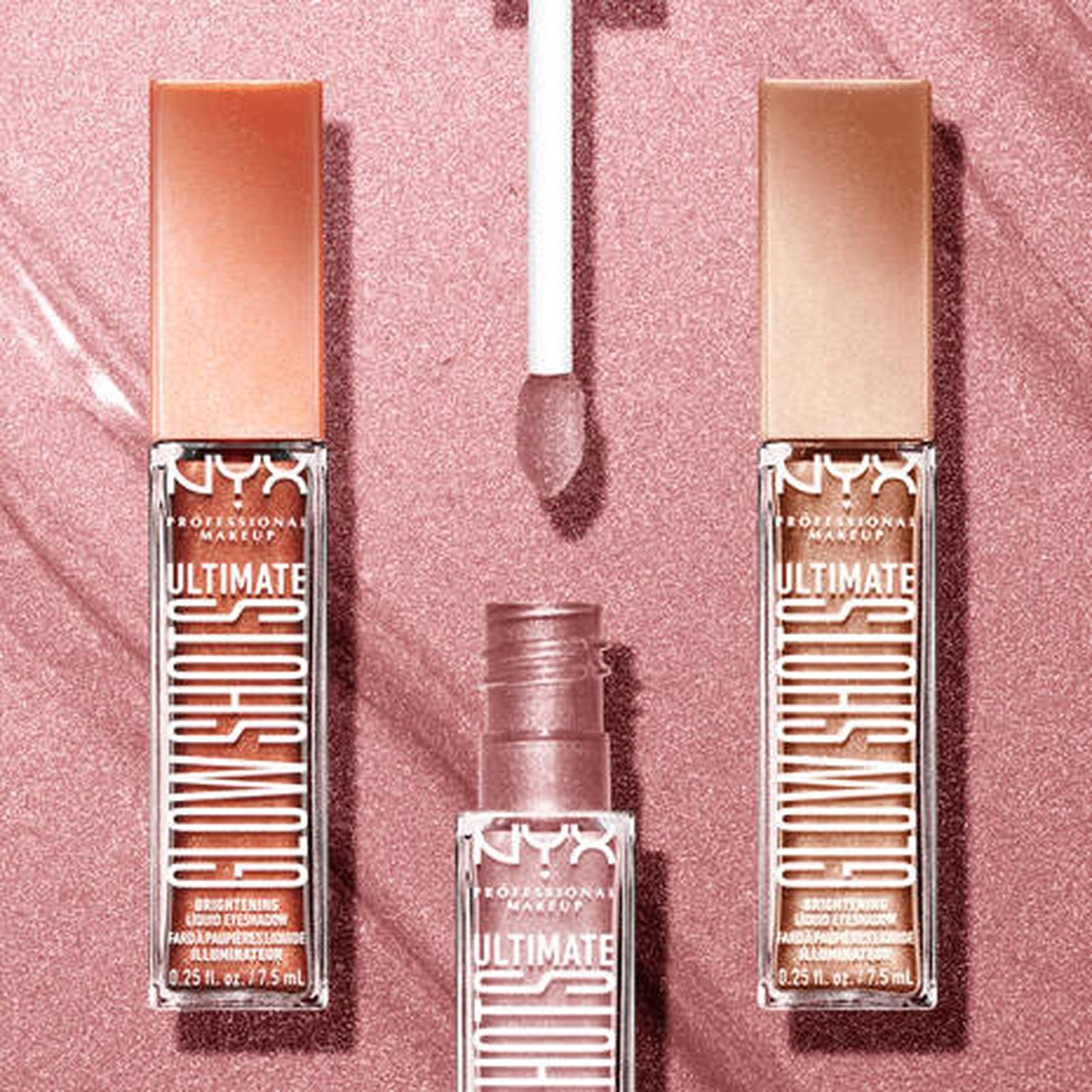 NYX Pro Makeup Ultimate Glow Shots Brightening Liquid Eyeshadow 04 Grapefruit Glow 7.5ml