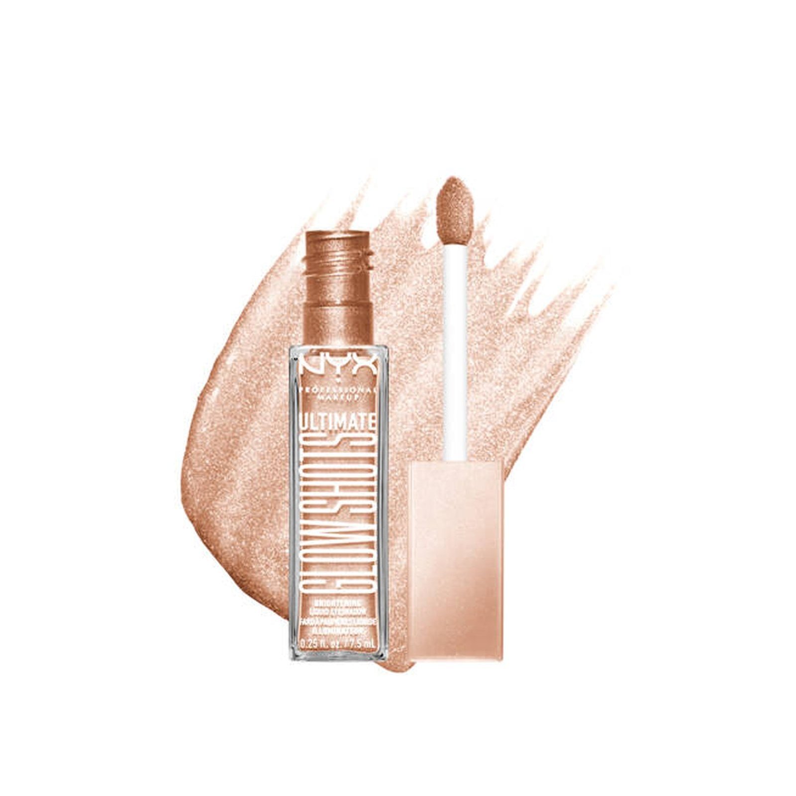NYX Pro Makeup Ultimate Glow Shots Brightening Liquid Eyeshadow 05 Highkey Lychee 7.5ml