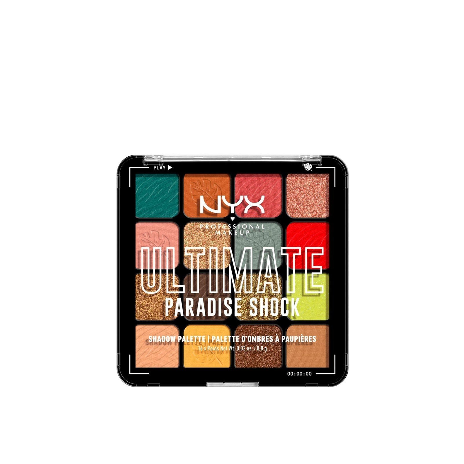 NYX Pro Makeup Ultimate Shadow Palette Paradise Show
