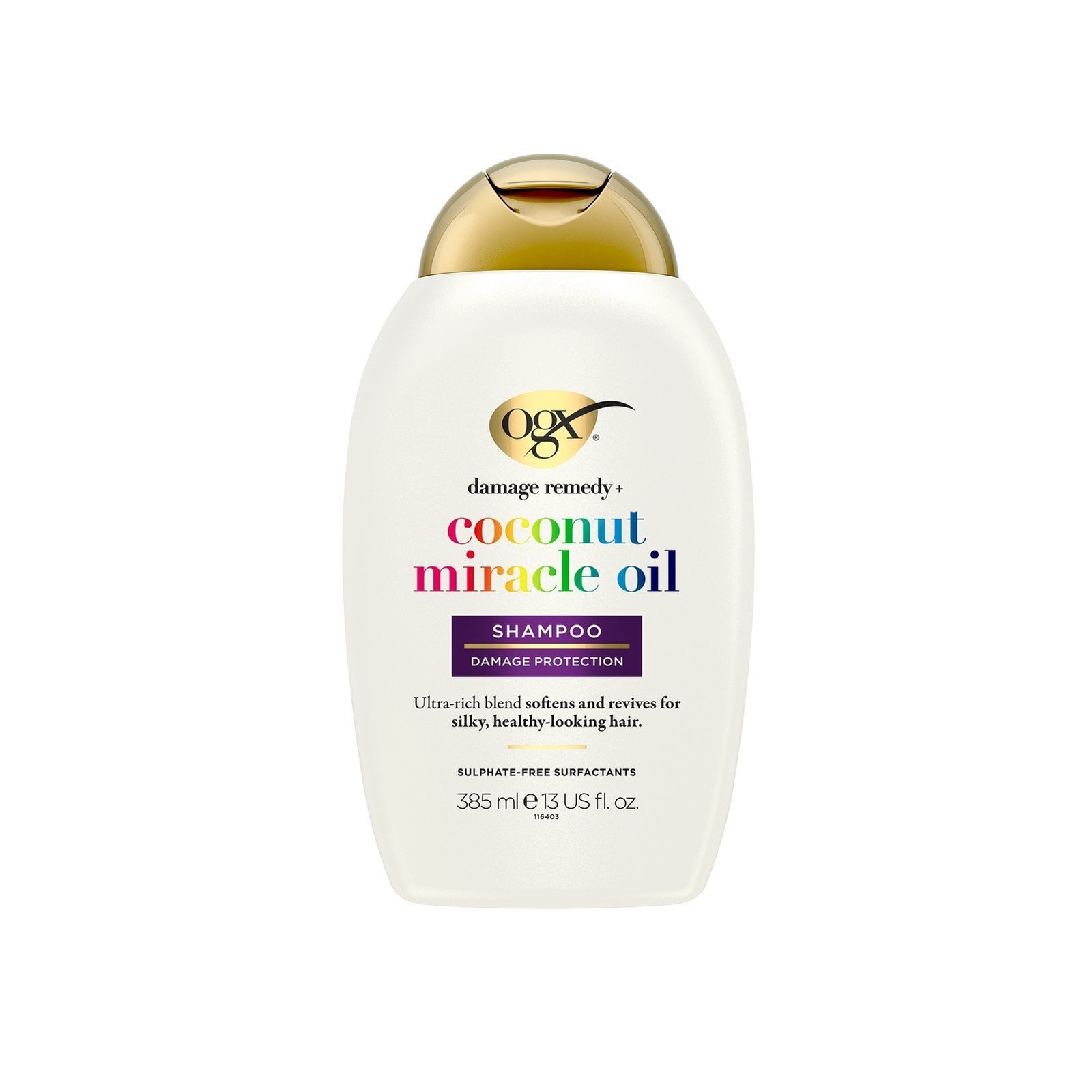 OGX Damage Remedy + Coconut Miracle Oil Extra Strength Shampoo 385ml