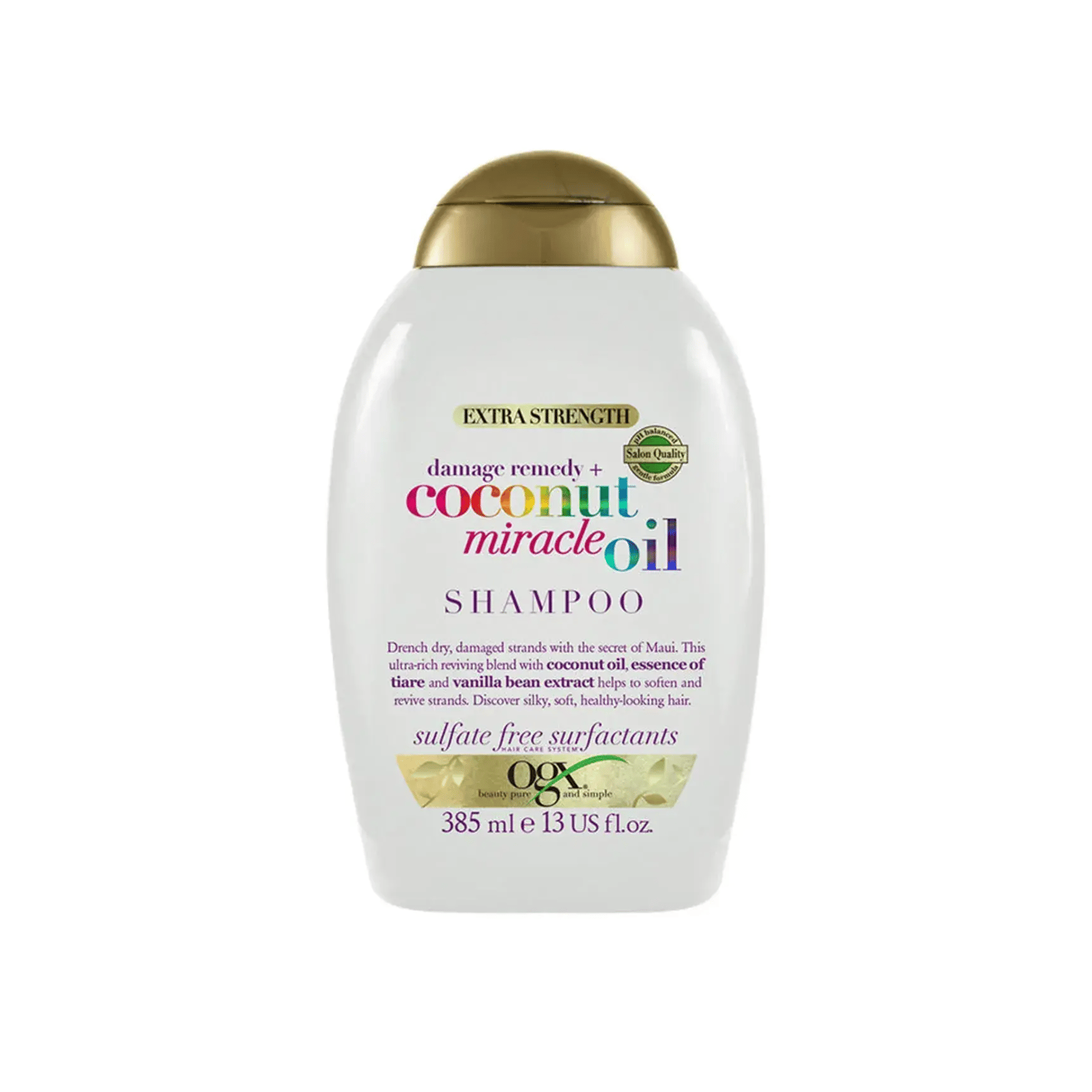 OGX Damage Remedy + Coconut Miracle Oil Extra Strength Shampoo 385ml (13 fl oz)